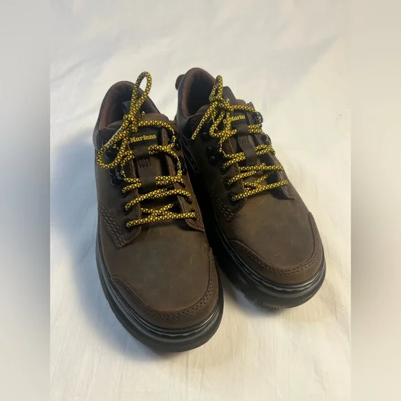 Dr. Martens Tarik Lo Leather Utility Shoes Dark Brown Size 6 Ladies 5 Men NWOB - Picture 3 of 13